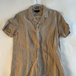 Banana Republic Mens Camp Shirt - M Slim Fit